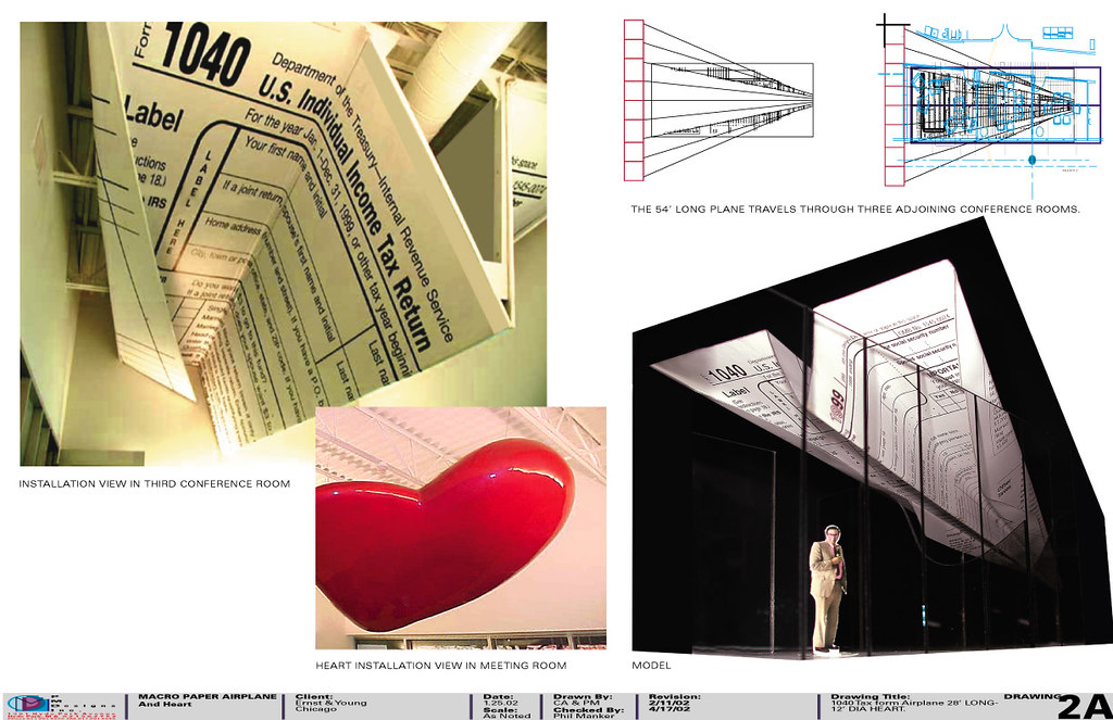 Corporate Art: Ernst&Young-Airplane and Heart by Phil Manker